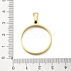 304 Stainless Steel Open Back Bezel Pendants STAS-Z091-05G-03-3