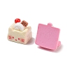 Cute Opaque Resin Imitation Food Decoden Cabochons RESI-S02-14-2