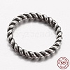 925 Thailand Sterling Silver Round Rings STER-P005-13-1