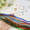 16 Strands 16 Colors Glass Beads Strands EGLA-PA0001-37A-3