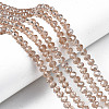Electroplate Glass Beads Strands EGLA-A034-T1mm-B24-1