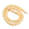 Natural Yellow Calcite Beads Strands G-C251-A01-8mm-3