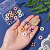 18Pcs 9 Colors Baking Paint Alloy Beads FIND-CJ0003-38-4