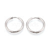 304 Stainless Steel Hoop Earrings EJEW-T048-24D-P-1