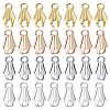 200Pcs 4 Colors Alloy Ice Pick Pinch Bails FIND-SC0006-12-1