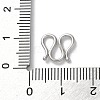 999 Sterling Silver Hook and S-Hook Clasps STER-P063-03P-3