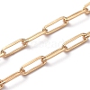3.28 Feet Soldered Brass Paperclip Chains X-CHC-G005-03G-3