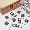 12 Bags Alloy Purse Locks FIND-NB0006-42AB-4
