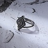 304 Stainless Steel Finger Rings FS-WGD5814-02-3