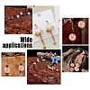 Electroplated Natural Lava Rock Bead Strands G-AR0002-77B-5