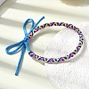 Adjustable Polyester Cord Braided Friendship Bracelets FB-CBA27E8-02B-2