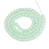 Imitation Jade Glass Beads Strands GLAA-T028-4mm-11G-2