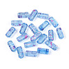 Picasso Transparent Glass Bugle Beads SEED-N010-02I-1