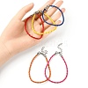 Trendy Braided Imitation Leather Bracelet Making BJEW-YW0001-09-4
