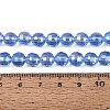Transparent Glass Beads Strands GLAA-Q107-02A-14-4