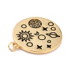 Brass Enamel Pendants KK-F825-03G-3