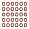 Opaque Acrylic European Beads OACR-TAC0019-006O-2
