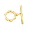 Brass Toggle Clasps KK-A223-06G-1