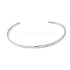 304 Stainless Steel Cuff Bangles BJEW-D388-01B-P-4