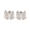 Non-Tarnish Bowknot 304 Stainless Steel Stud Earrings for Women EJEW-L272-026P-01-1