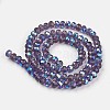 Electroplate Glass Beads Strands EGLA-A034-T2mm-L13-2