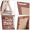 MDF Wood Photo Frames DIY-WH0231-046-4