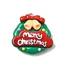 Christmas Opaque Resin Pendants FIND-I057-04P-09-1