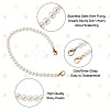 8Pcs 8 Style White Acrylic Round Beads Bag Handles FIND-TA0001-70-3