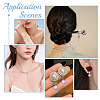 200Pcs 2 Colors ABS Imitation Pearl Plastic Pendants FIND-AR0006-16-5