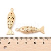 Brass Micro Pave Clear Cubic Zirconia Pendants X-KK-C080-02B-G-3