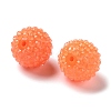 Chunky Resin Rhinestone Bubblegum Ball Beads RESI-S259-A08-2