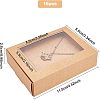Foldable Drawer Type Creative Kraft Paper Box LS-CON-WH0077-12-2