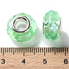 Shell Transparent Copper Buckle Acrylic European Beads OACR-M024-08P-03-3