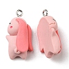 Opaque Resin Cartoon Pendants CRES-B015-04-2