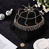 Alloy Rhinestone Mesh Headbands OHAR-WH20007-05G-02-7
