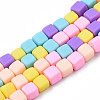 Handmade Polymer Clay Beads Strands CLAY-N008-060-04-1