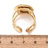 Hammered 304 Stainless Steel Cuff Ring Components SA-CBAC0DF-02E-G-3