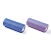 Rainbow Glitter Netting Fabric Sparkling Tulle Roll OCOR-WH0032-48-1