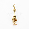 Brass Cubic Zirconia Pendants KK-N227-81-NF-3