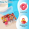 16Pcs 8 Styles Baking Paint Alloy Pendants FIND-TA0009-64-5
