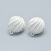 Alloy Stud Earring Findings PALLOY-F255-45MS-1