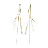 Brass Chain Tassel Big Pendants X-KK-R129-11G-2