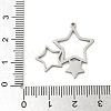 201 Stainless Steel Pendants STAS-R133-01P-06-3