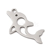 201 Stainless Steel Pendants STAS-Q341-17P-2