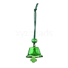 Iron Christmas Bell Pendant Decoration HJEW-JM02162-4