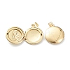 Brass Locket Pendants X-KK-P199-07G-3