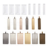 DIY Rectangular Pendant Making Kits DIY-TA0008-91-10