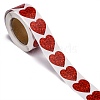 Heart Shaped Stickers Roll X-DIY-K027-A05-2