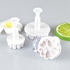 Plastic Cookie Fondant Stamper Set BAKE-PW0001-541-4