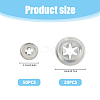 SUPERFINDINGS 70Pcs 2 Styles Iron Washers DIY-FH0006-76-2